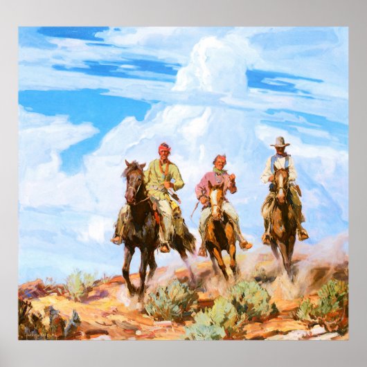 砂漠の息子たち、カール・オスカー・ボルグ ポスター (正面)