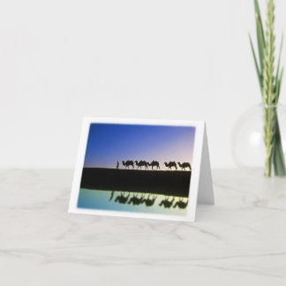 砂漠の旅行-ありがとう サンキューカード