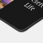 砂漠の日の出の風光明媚な水色 デスクマット (コーナー)