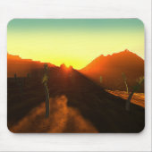 砂漠の日の出 マウスパッド (正面)