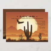 砂漠の日曜日の招待状 招待状 (正面/裏面)