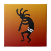 砂漠の日没の南西ココペリセラミックタイル タイル (正面)