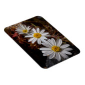 砂漠の星の野生の花 マグネット (右側)