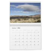 砂漠の景色 カレンダー (1月 2026)