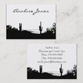 砂漠の景色 名刺 (正面/裏面)