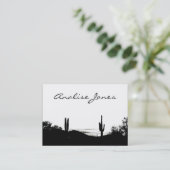 砂漠の景色 名刺 (スタンド正面)