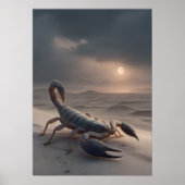 砂漠の月光の下のサソリ ポスター (正面)