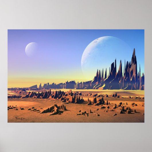 砂漠の月 ポスター (正面)