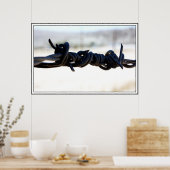 砂漠の有刺鉄線 ポスター (キッチン)