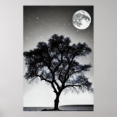 砂漠の木が満員のmの光の下 ポスター (正面)