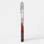 砂漠の未来的な超鏡塔 iPhoneケース (左側面)