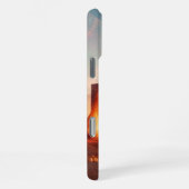 砂漠の未来的な超鏡塔 iPhoneケース (右側面)