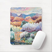 砂漠の栄光カッコいいと横向カラフルき絵画の マウスパッド (マウス)