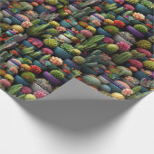 砂漠の植物の包装紙 ラッピングペーパー (角)