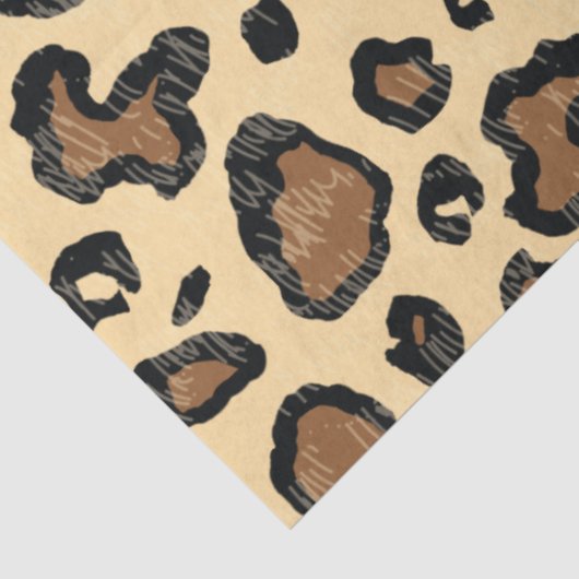 砂漠の模様，ヒョウの皮の模様 薄葉紙 (詳細)