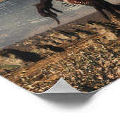 砂漠の歌姫の恐竜 – 3D 描写 ポスター (角)