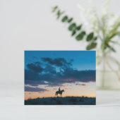 砂漠の残照 ウェディング招待状 セレーン インビテーションポストカード (スタンド正面)