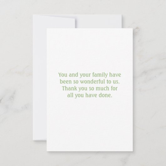 砂漠の水彩サボテンに感謝 サンキューカード (裏面)