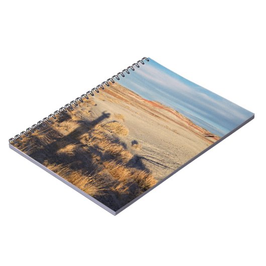 砂漠の波：石化された森林国立公園の写真 ノートブック (左側)