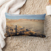 砂漠の波:石化された森林国立公園 ランバークッション (ブランケット)