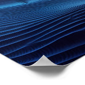 砂漠の満月を見つめる男 ポスター (角)