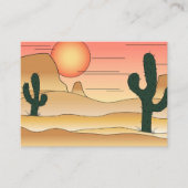 砂漠の漫画 名刺 (正面)