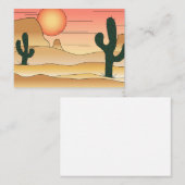 砂漠の漫画 名刺 (正面/裏面)