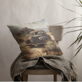 砂漠の無人車 クッション