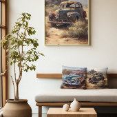 砂漠の無人車 クッション