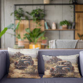 砂漠の無人車 クッション