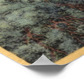 砂漠の煙の木のカリフォルニアビュー ポスター (角)