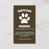 砂漠の犬 名刺 (裏面)