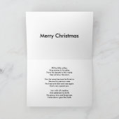 砂漠の生き物のクリスマス シーズンカード (内部)