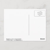 砂漠の生息地にハリネズミのサボテン ポストカード (裏面)