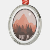 砂漠の生活 メタルオーナメント (左)