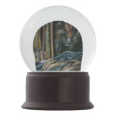 砂漠の男、海の贈り物、エルサレム スノーグローブ (裏面)