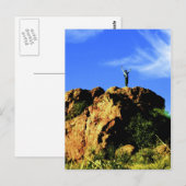 砂漠の登頂者 ポストカード (正面/裏面)