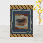 砂漠の目に カード (黄色い花)