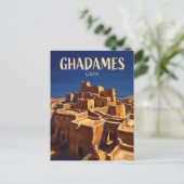 砂漠の真珠、リビアのガダメス ポストカード (スタンド正面)