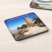 砂漠の眺めの望楼のグランドキャニオン、アリゾナ コースター (左側)