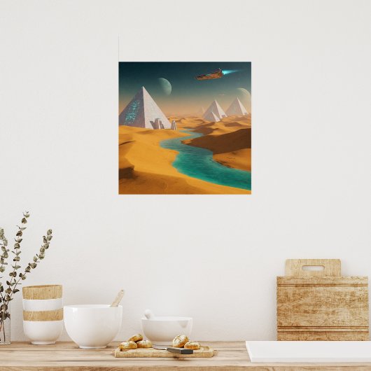 砂漠の砂 ポスター (キッチン)