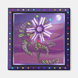 砂漠の磁石の花 マグネット