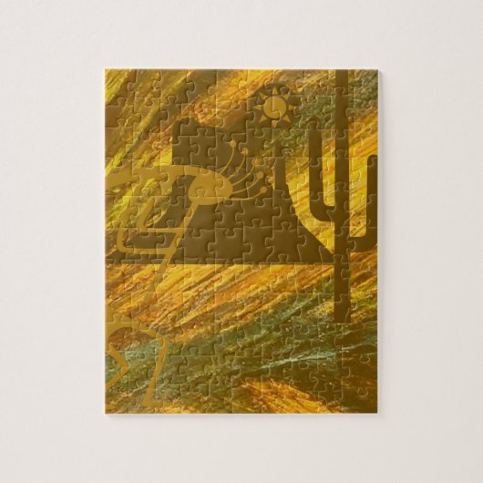 砂漠の神々の踊り ジグソーパズル (縦)