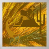 砂漠の神々の踊り ポスター (正面)