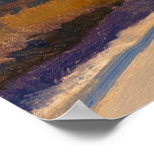 砂漠の秋バイメイナード・ディクソン ポスター (角)