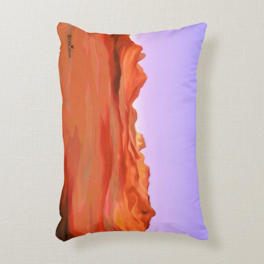 砂漠の穏やかな アクセントクッション (正面(垂直))