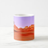 砂漠の穏やかな コーヒーマグカップ (中央)