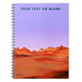 砂漠の穏やかな ノートブック (正面)