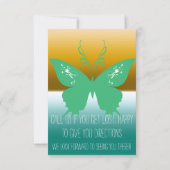 砂漠の空の招待状 招待状 (裏面)