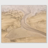 砂漠の空中写真撮影 ラッピングペーパー (フラット)